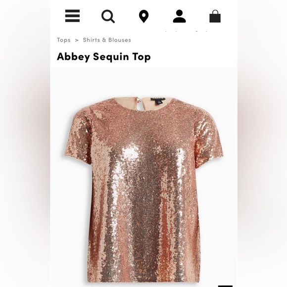 torrid Tops - NWT Torrid Abbey Sequin Blouse - Size 4